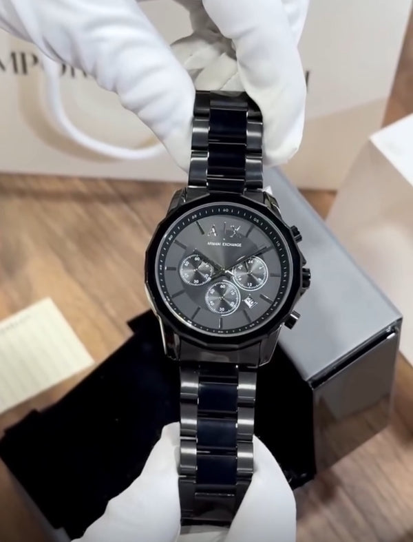 Armani Xchange Grey | Chronograph Watch