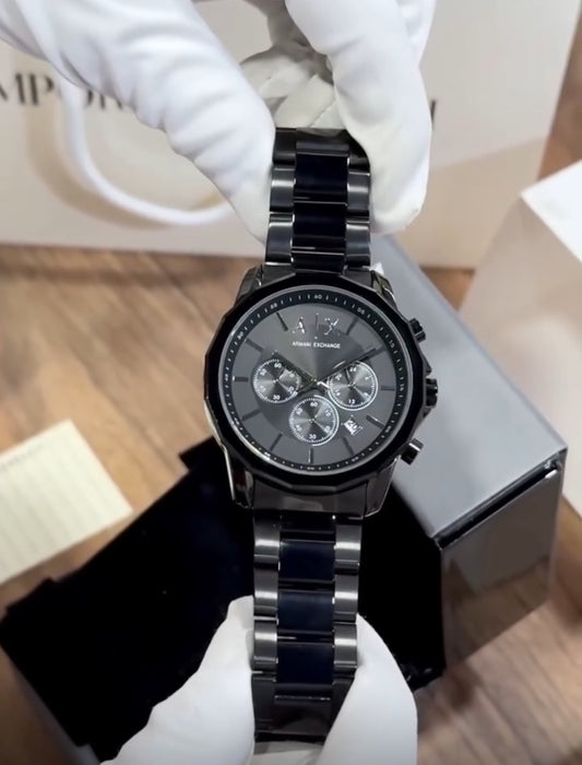 Armani Xchange Grey | Chronograph Watch